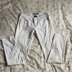 2 BWU jeans company size 3 white skinny jeans in great condition never worn